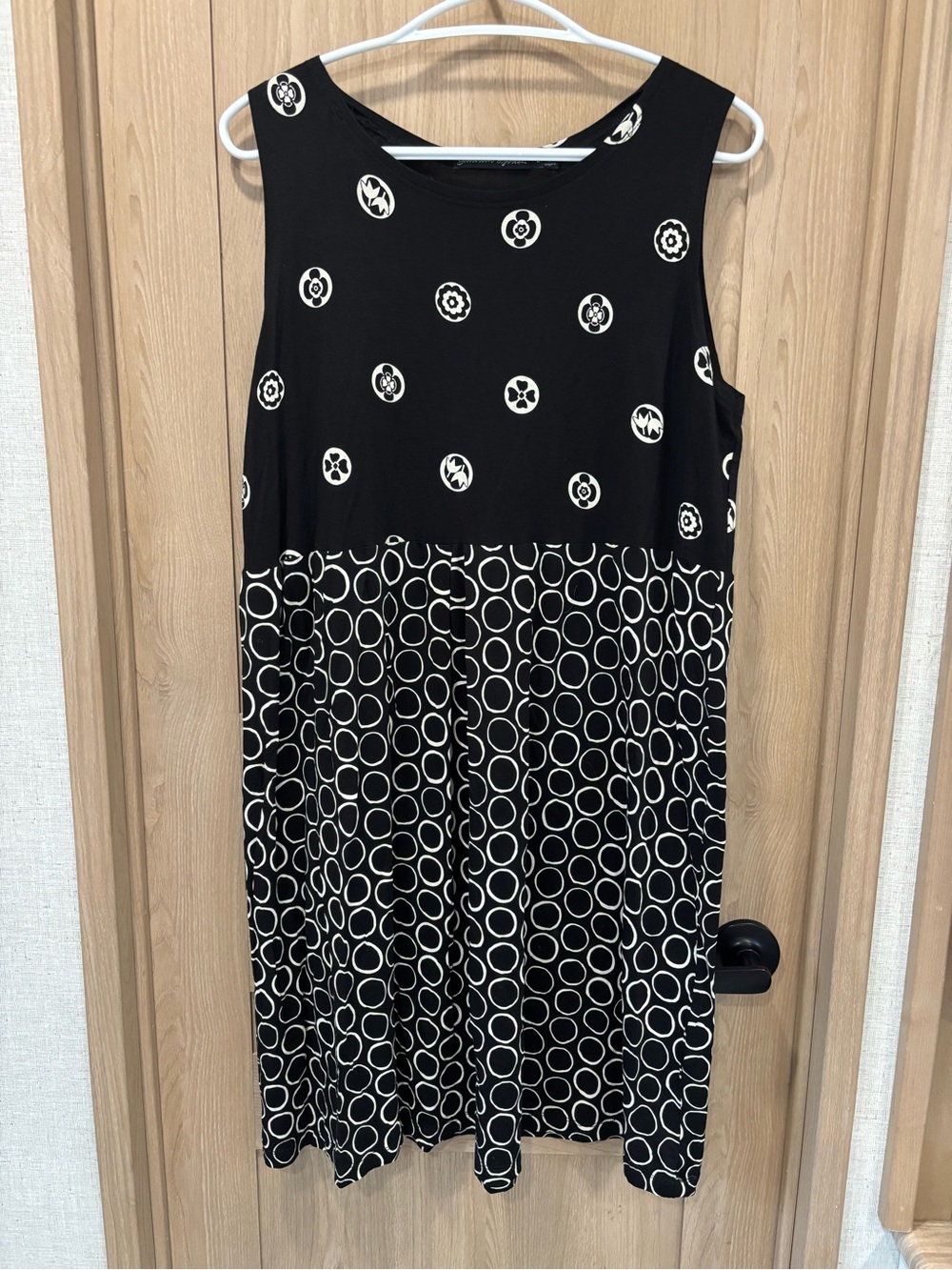 Gudrun Sjoden Monochrome Dress Size L